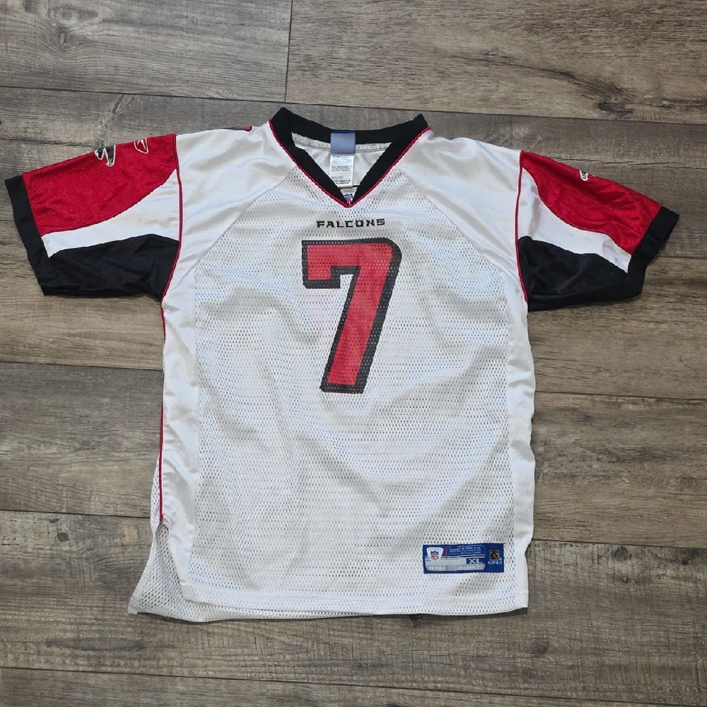 Reebok NFL Michael Vick #7 Atlanta Falcons White Mesh On Field Jersey